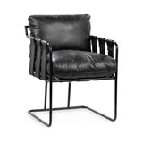 Strapling Onyx Black Dining Chair by Classic Home at Eve Furniture