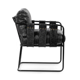 Strapling Onyx Black Dining Chair by Classic Home at Eve Furniture