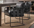 Strapling Onyx Black Dining Chair by Classic Home at Eve Furniture