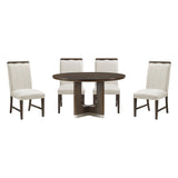 Strata Brown Dining Side Chair, Set of 2 by Homelegance at Eve Furniture