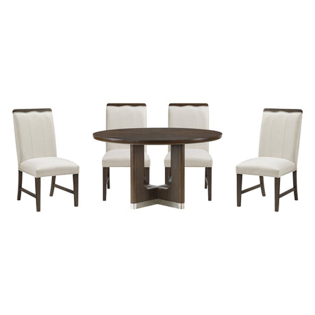 Strata Brown Dining Side Chair, Set of 2 by Homelegance at Eve Furniture
