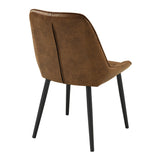 Strata Brown Dining Side Chair, Set of 2 by Homelegance at Eve Furniture