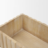 Strata Fluted White-Washed Wood Decorative Box Set by Mercana at Eve Furniture