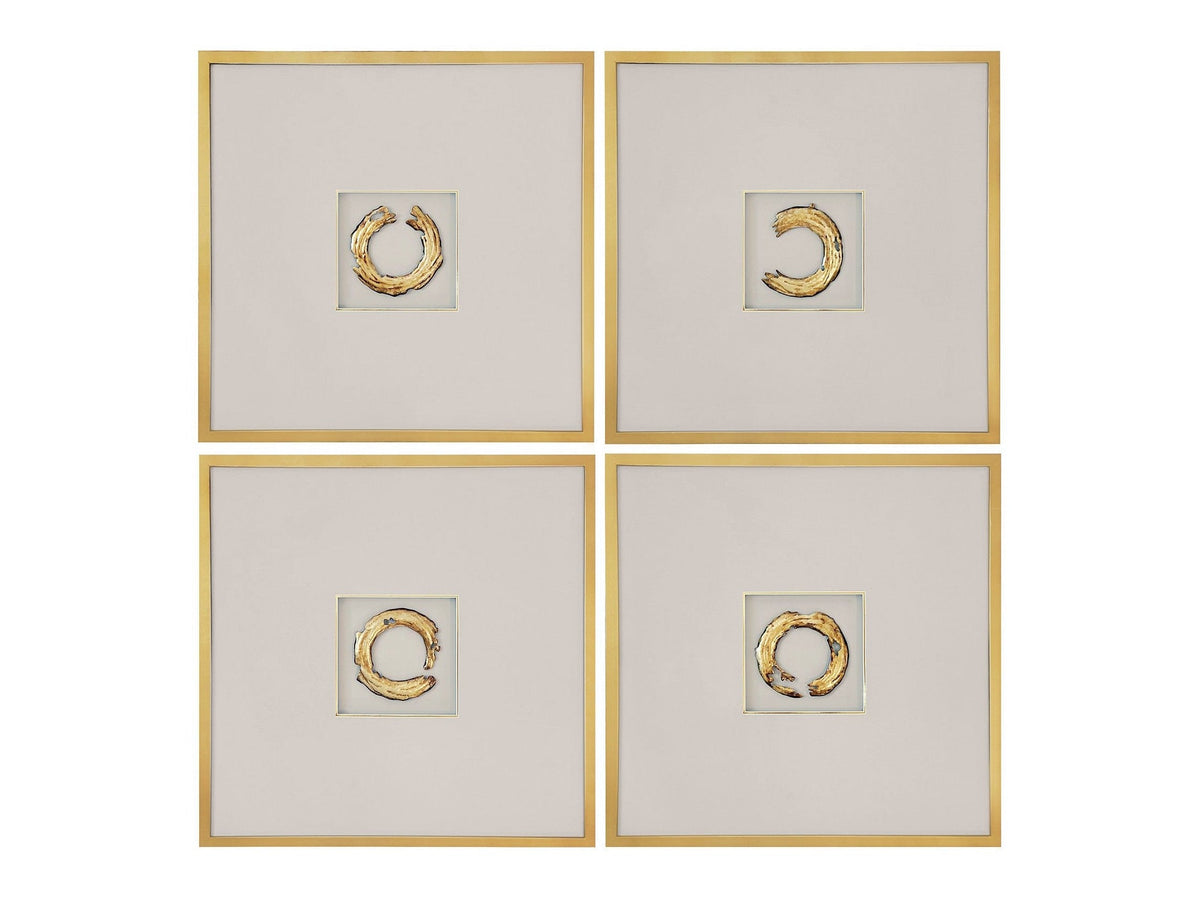 Stratford Natural/Gold Print by Crestview at Eve Furniture