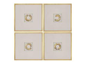 Stratford Natural/Gold Print by Crestview at Eve Furniture