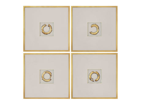 Stratford Natural/Gold Print by Crestview at Eve Furniture
