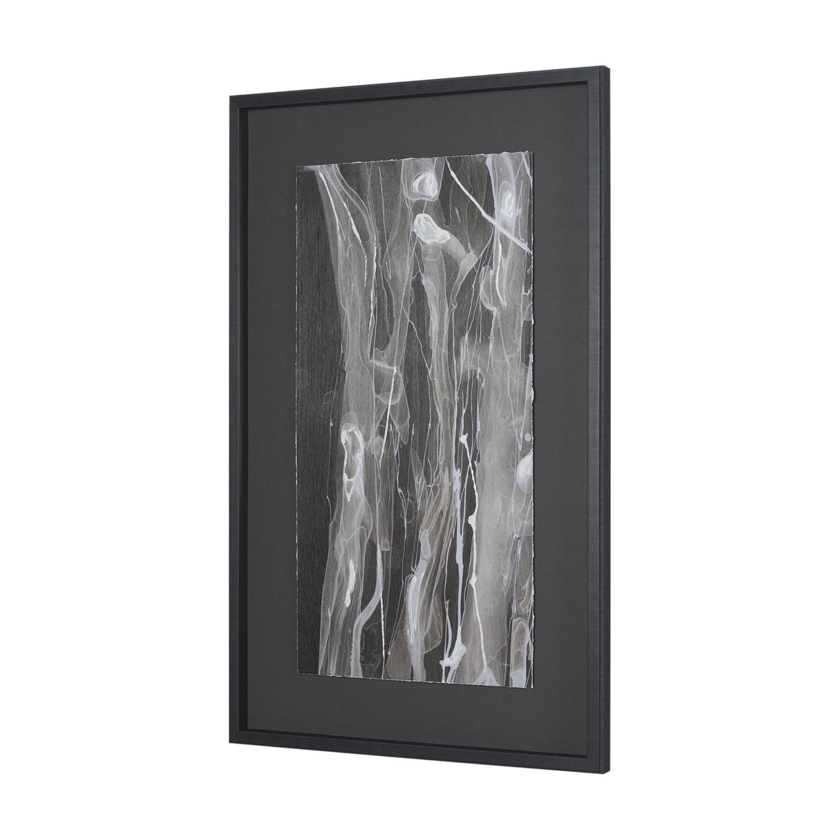 Stratum I by Natalia Boychenko-Tariq Hand-Embellished Textured Framed Artwork Matted under Glass by Mercana at Eve Furniture