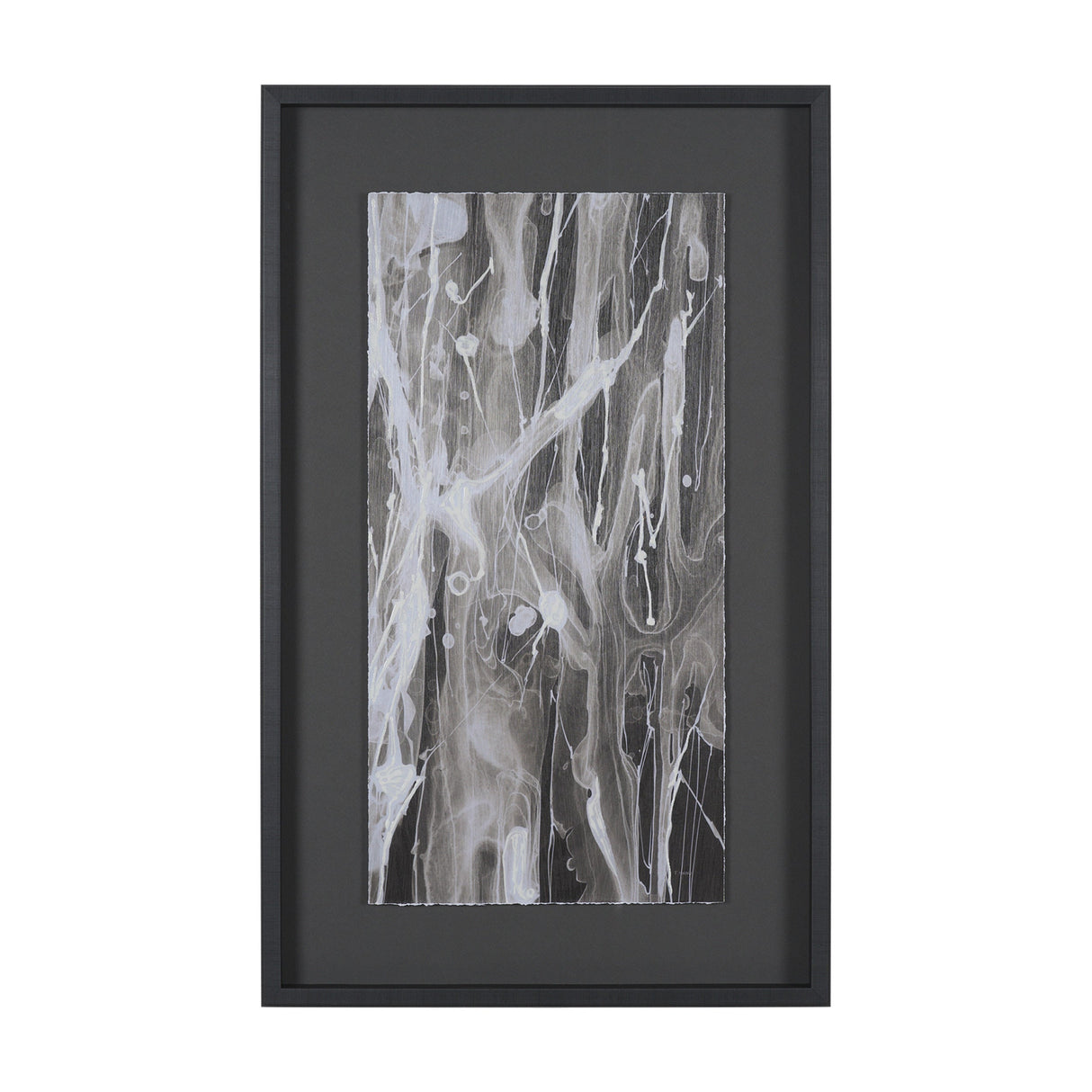 Stratum II by Natalia Boychenko-Tariq Hand-Embellished Textured Framed Artwork Matted under Glass by Mercana at Eve Furniture