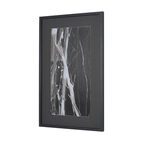 Stratum III by Natalia Boychenko-Tariq Hand-Embellished Textured Framed Artwork Matted under Glass by Mercana at Eve Furniture