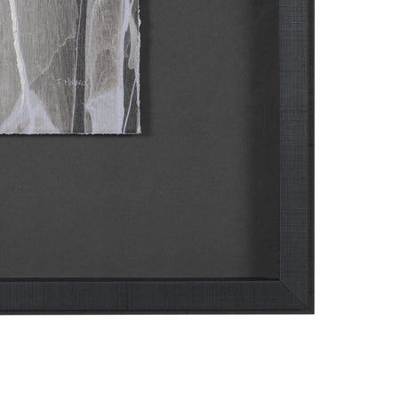 Stratum III by Natalia Boychenko-Tariq Hand-Embellished Textured Framed Artwork Matted under Glass by Mercana at Eve Furniture
