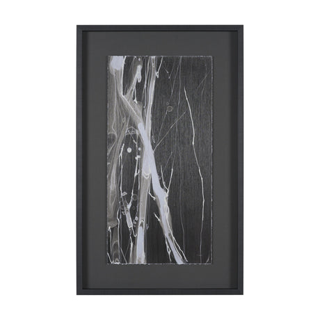 Stratum III by Natalia Boychenko-Tariq Hand-Embellished Textured Framed Artwork Matted under Glass by Mercana at Eve Furniture