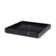 Stratus Black Marble Square Decorative Tray by Mercana at Eve Furniture