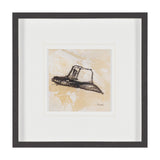 Straw by Mercana Studio Hand-Embellished Textured Framed Artwork Matted under Glass by Mercana at Eve Furniture