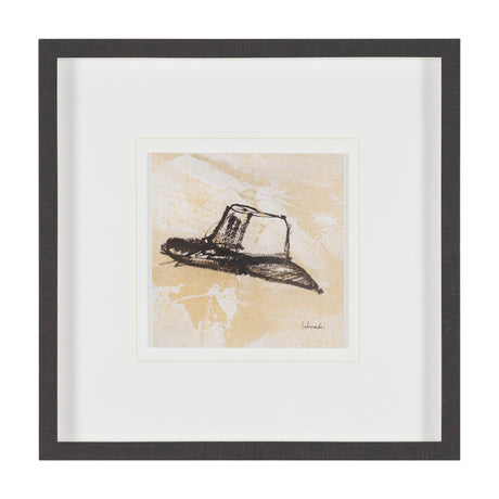 Straw by Mercana Studio Hand-Embellished Textured Framed Artwork Matted under Glass by Mercana at Eve Furniture
