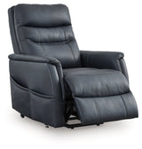 Strawbill Sapphire Power Lift Recliner by ASHLEY FURNITURE at Eve Furniture