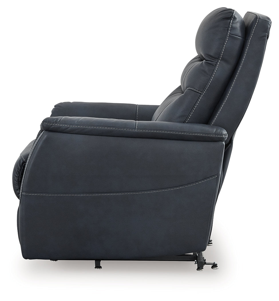 Strawbill Sapphire Power Lift Recliner by ASHLEY FURNITURE at Eve Furniture