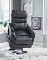 Strawbill Sapphire Power Lift Recliner by ASHLEY FURNITURE at Eve Furniture