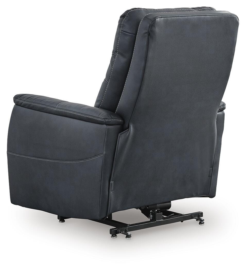 Strawbill Sapphire Power Lift Recliner by ASHLEY FURNITURE at Eve Furniture