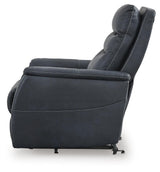 Strawbill Sapphire Power Lift Recliner by ASHLEY FURNITURE at Eve Furniture