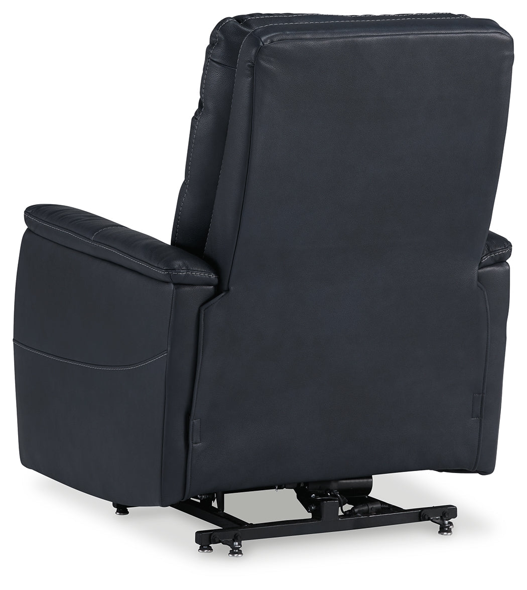 Strawbill Sapphire Power Lift Recliner by ASHLEY FURNITURE at Eve Furniture