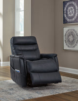 Strawbill Sapphire Power Lift Recliner by ASHLEY FURNITURE at Eve Furniture