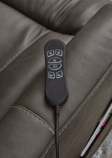 Strawbill Shadow Power Lift Recliner by Ashley at Eve Furniture