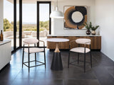 Streatham Black/White 3-Piece Counter Height Set by Furniture of America at Eve Furniture