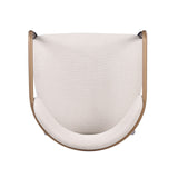 Streatham Black/White Counter Height Chair by Furniture of America at Eve Furniture