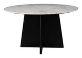 Strela White & Black Dining Table by Zuomod at Eve Furniture