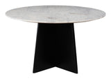 Strela White & Black Dining Table by Zuomod at Eve Furniture
