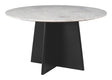 Strela White & Black Dining Table by Zuomod at Eve Furniture