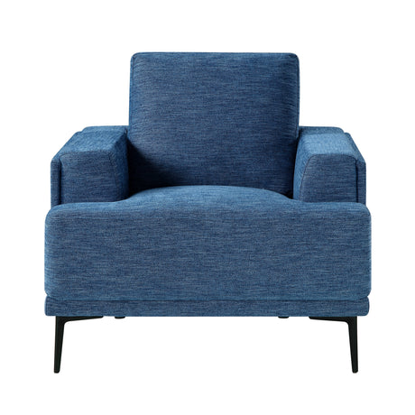 Stride Blue 2-Piece Living Room Set by Homelegance at Eve Furniture