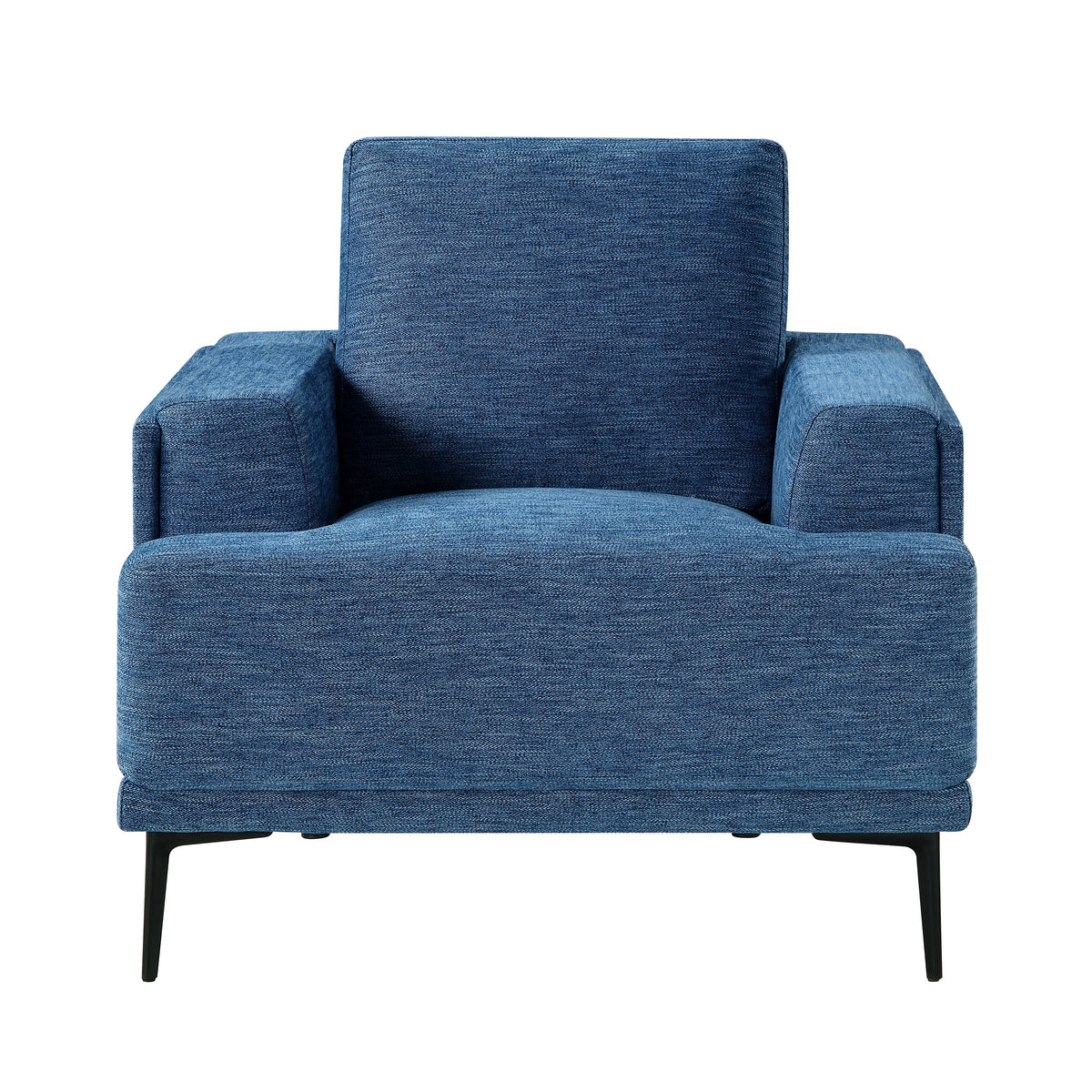 Stride Blue Chenille Living Room Set by Homelegance at Eve Furniture