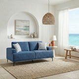 Stride Blue Chenille Sofa by Homelegance at Eve Furniture