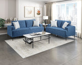 Stride Blue Chenille Sofa by Homelegance at Eve Furniture