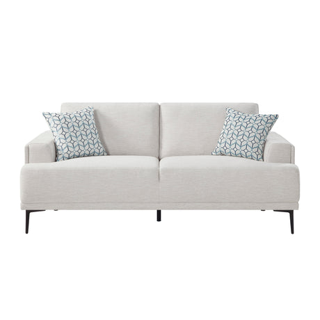 Stride Taupe 2-Piece Living Room Set by Homelegance at Eve Furniture
