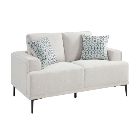 Stride Taupe 2-Piece Living Room Set by Homelegance at Eve Furniture