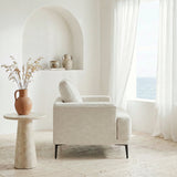 Stride Taupe Chenille Chair by Homelegance at Eve Furniture