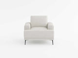 Stride Taupe Chenille Chair by Homelegance at Eve Furniture