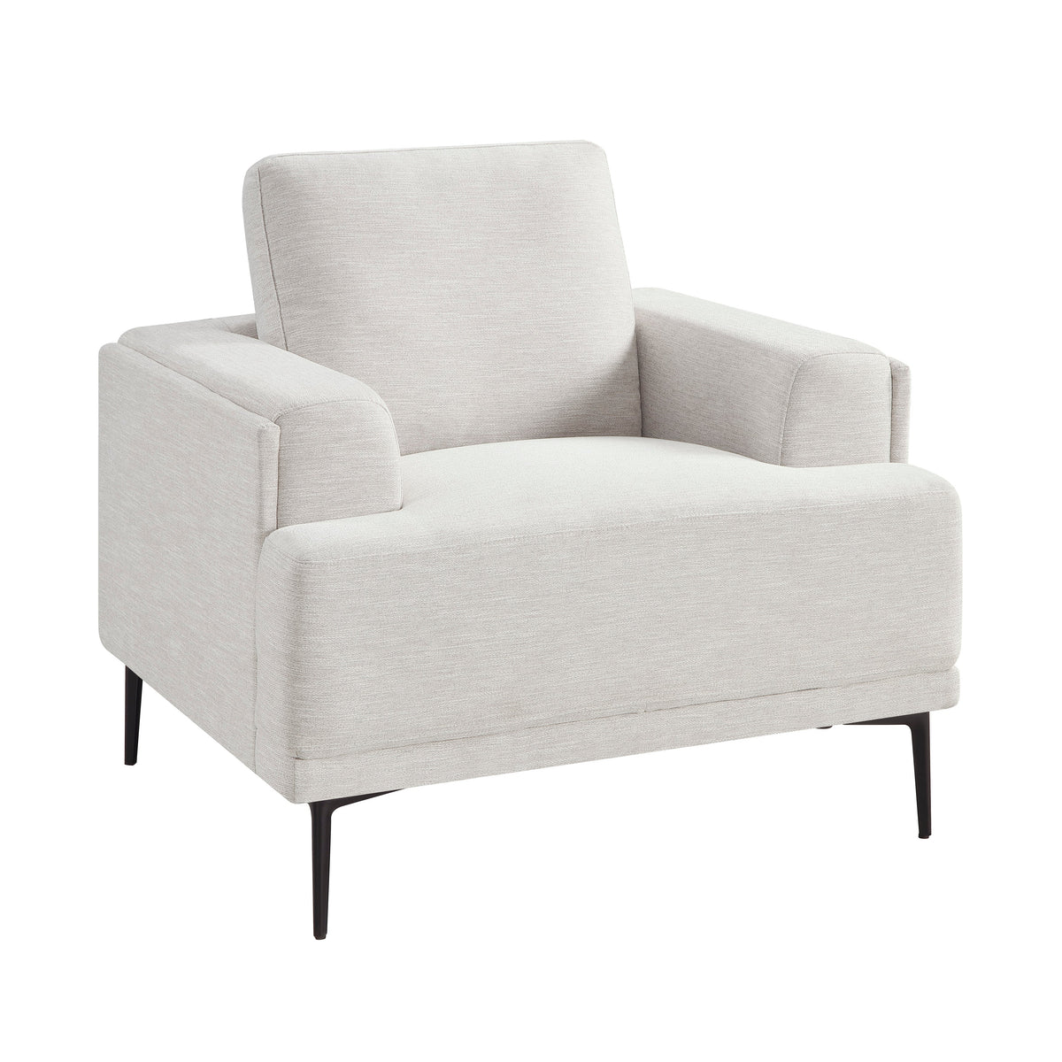 Stride Taupe Chenille Chair by Homelegance at Eve Furniture