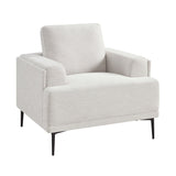 Stride Taupe Chenille Chair by Homelegance at Eve Furniture