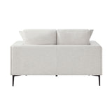 Stride Taupe Chenille Living Room Set by Homelegance at Eve Furniture