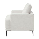 Stride Taupe Chenille Living Room Set by Homelegance at Eve Furniture