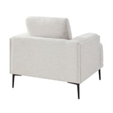 Stride Taupe Chenille Living Room Set by Homelegance at Eve Furniture