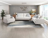 Stride Taupe Chenille Living Room Set by Homelegance at Eve Furniture