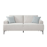 Stride Taupe Chenille Living Room Set by Homelegance at Eve Furniture