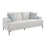 Stride Taupe Chenille Living Room Set by Homelegance at Eve Furniture