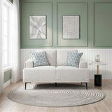 Stride Taupe Chenille Living Room Set by Homelegance at Eve Furniture