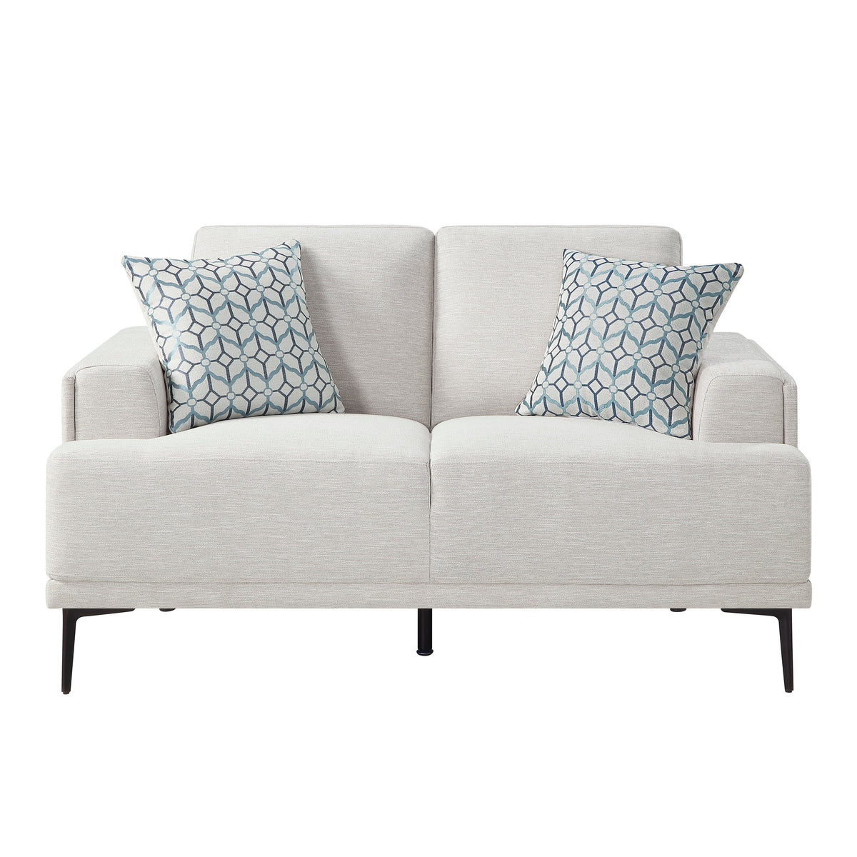 Stride Taupe Chenille Living Room Set by Homelegance at Eve Furniture