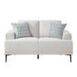 Stride Taupe Chenille Loveseat by Homelegance at Eve Furniture